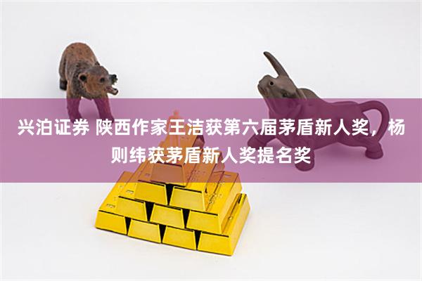 兴泊证券 陕西作家王洁获第六届茅盾新人奖，杨则纬获茅盾新人奖提名奖